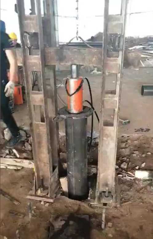 衡水故城县钢管桩加固