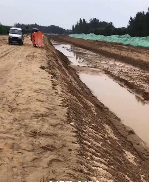 衡水故城县河道降水